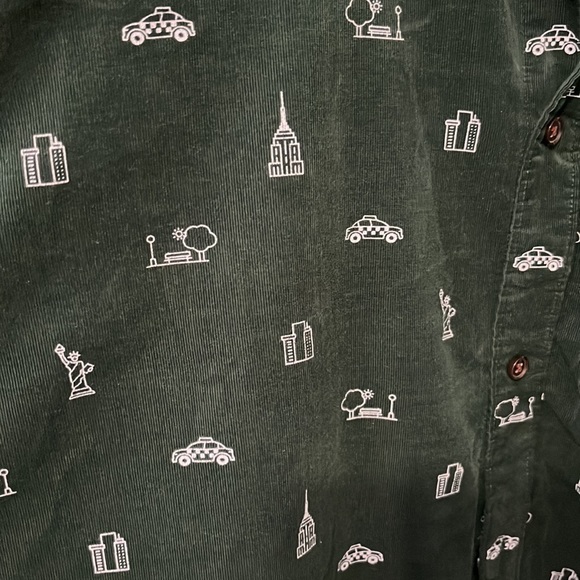 Simons hunter green long sleeve button up shirt size XXL - Picture 3 of 3